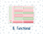 Kit 0276 - 7x9 - Plum Paper Daily - Weekly Kit - July - Melon Crush
