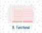 Kit 0297 - 7x9 - Plum Paper Daily - Weekly Kit - October - Pink Spell