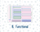 Kit 0258 - 7x9 - Plum Paper Daily - Weekly Kit - March - Plant Therapy
