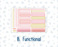 Kit 0294 - 7x9 - Plum Paper Daily - Weekly Kit - September - Rosy Reveria