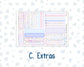 Kit 0252 - 7x9 - Plum Paper Daily - Weekly Kit - February - Tokyo Candy Cloud