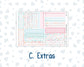 Kit 0246 - 7x9 - Plum Paper Daily - Weekly Kit - December - Gingerbread Sweets
