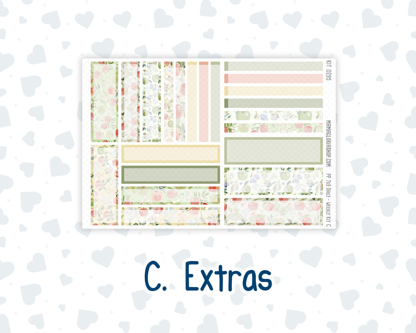 Kit 0295 - 7x9 - Plum Paper Daily - Weekly Kit - September - Apple Harvest