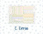 Kit 0280 - 7x9 - Plum Paper Daily - Weekly Kit - Half Past Six In August