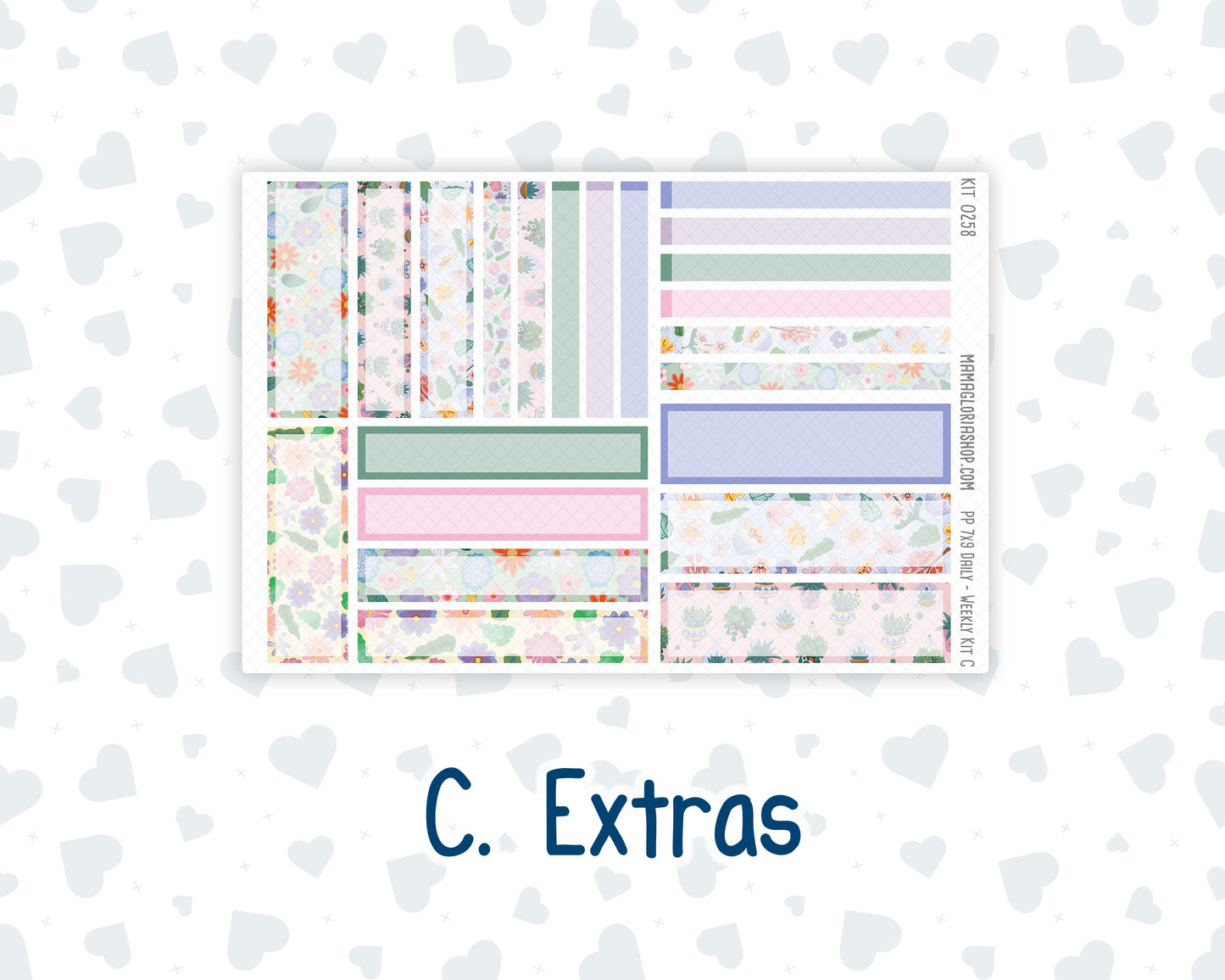 Kit 0258 - 7x9 - Plum Paper Daily - Weekly Kit - March - Plant Therapy
