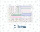 Kit 0258 - 7x9 - Plum Paper Daily - Weekly Kit - March - Plant Therapy