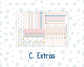Kit 0234 - 7x9 - Plum Paper Daily - Weekly Kit - September - REF - Kit 0234 – Reader’s Escape - September