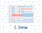 Kit 0224 - 7x9 - Plum Paper Daily - Weekly Kit - July - Patriotic Parade