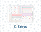 Kit 0225 - 7x9 - Plum Paper Daily - Weekly Kit - July - Carnival Joy