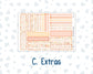 Kit 0241 - 7x9 - Plum Paper Daily - Weekly Kit - November - Pumpkin Latte