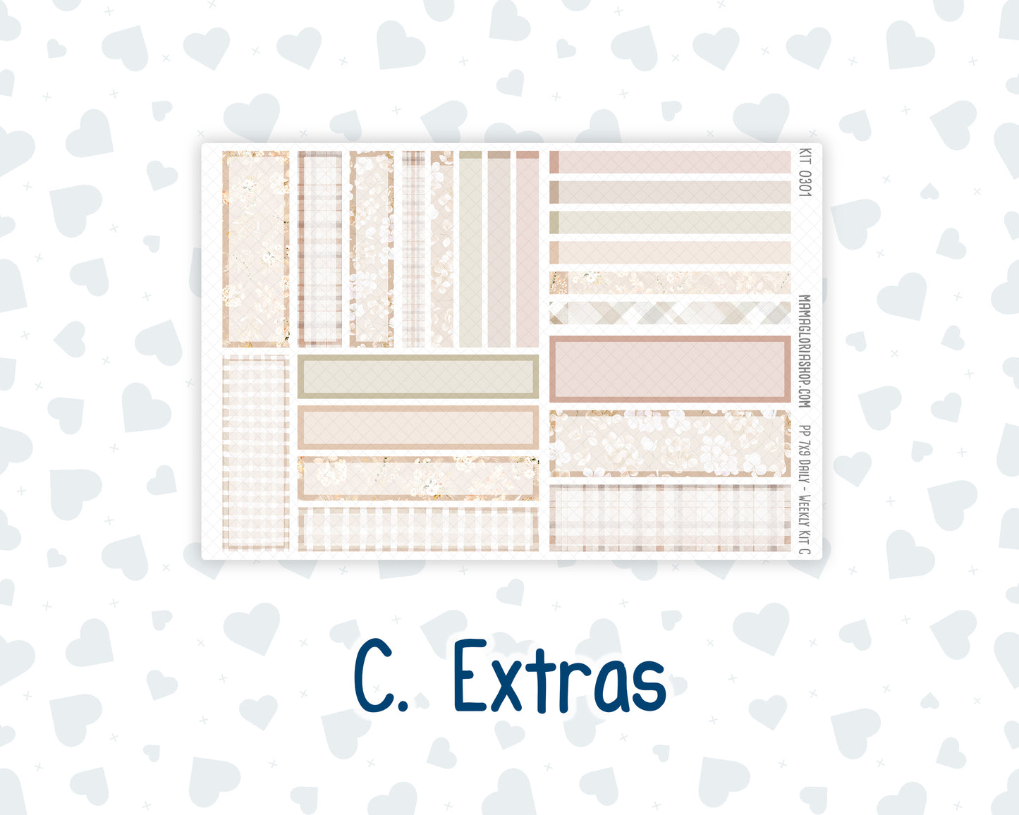Kit 0301 - 7x9 - Plum Paper Daily - Weekly Kit - November - Sunday Comfort