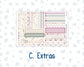 Kit 0307 - 7x9 - Plum Paper Daily - Weekly Kit - December - Velvet Hearth