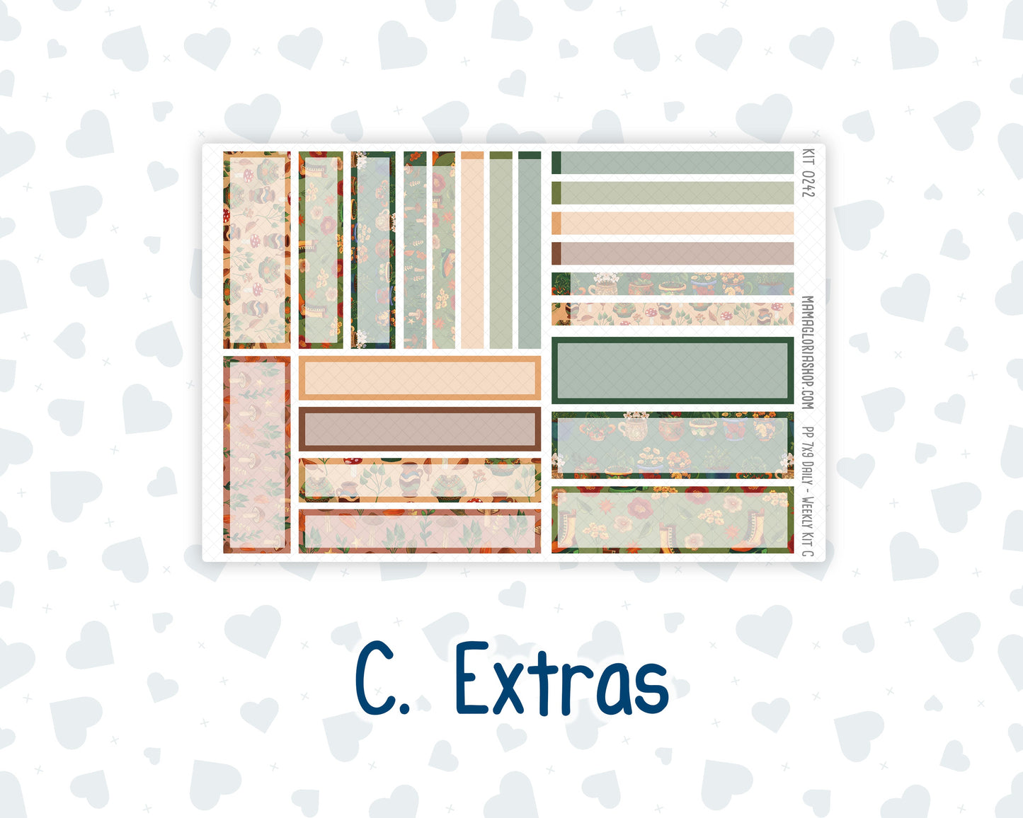 Kit 0242 - 7x9 - Plum Paper Daily - Weekly Kit - November - Cottage Autumn