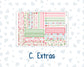 Kit 0276 - 7x9 - Plum Paper Daily - Weekly Kit - July - Melon Crush