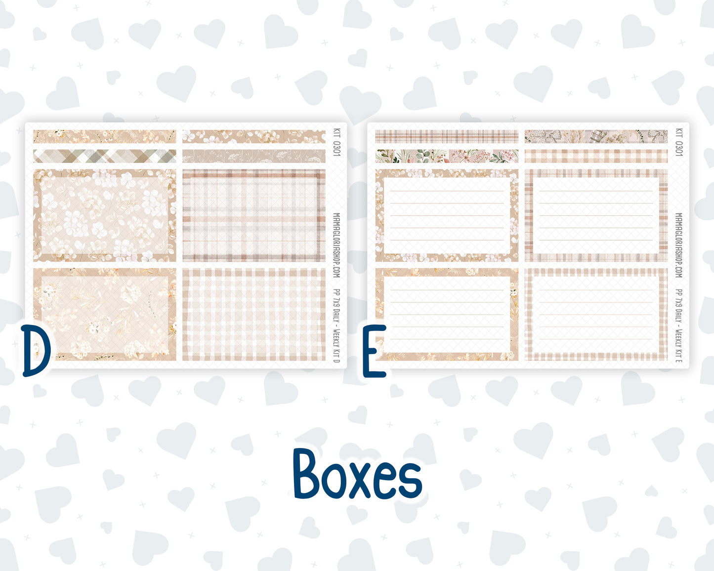 Kit 0301 - 7x9 - Plum Paper Daily - Weekly Kit - November - Sunday Comfort