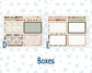 Kit 0298 - 7x9 - Plum Paper Daily - Weekly Kit - October - Velvet Bloom