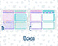Kit 0230 - 7x9 - Plum Paper Daily - Weekly Kit - August - School Daze