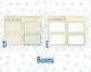 Kit 0280 - 7x9 - Plum Paper Daily - Weekly Kit - Half Past Six In August
