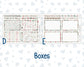 Kit 0245 - 7x9 - Plum Paper Daily - Weekly Kit - December - Vintage Christmas