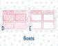 Kit 0253 - 7x9 - Plum Paper Daily - Weekly Kit - February - Rosy Daydreams