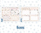 Kit 0297 - 7x9 - Plum Paper Daily - Weekly Kit - October - Pink Spell