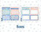 Kit 0268 - 7x9 - Plum Paper Daily - Weekly Kit - June - Sea Sweeties