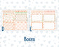Kit 0228 - 7x9 - Plum Paper Daily - Weekly Kit - August - Just Peachy