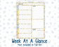 Kit 0265 - 7x9 - Plum Paper Daily - Weekly Kit - May - Honeybee Sky