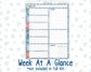 Kit 0247 - 7x9 - Plum Paper Daily - Weekly Kit - December - Snow Day Adventures