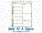 Kit 0274 - 7x9 - Plum Paper Daily - Weekly Kit - July - Sunny Lemon Shore