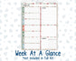Kit 0245 - 7x9 - Plum Paper Daily - Weekly Kit - December - Vintage Christmas