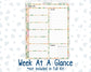 Kit 0259 - 7x9 - Plum Paper Daily - Weekly Kit - March - Spring Garden Chores