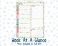 Kit 0306 - 7x9 - Plum Paper Daily - Weekly Kit - December - Jolly Mischief