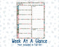 Kit 0275 - 7x9 - Plum Paper Daily - Weekly Kit - July - Tropical Safari Blush