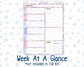Kit 0252 - 7x9 - Plum Paper Daily - Weekly Kit - February - Tokyo Candy Cloud
