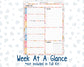Kit 0305 - 7x9 - Plum Paper Daily - Weekly Kit - December - Sugarplum Parade