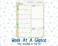 Kit 0256 - 7x9 - Plum Paper Daily - Weekly Kit - March - Froggy Luck