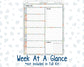 Kit 0261 - 7x9 - Plum Paper Daily - Weekly Kit - April - Llama Spring