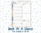 Kit 0299 - 7x9 - Plum Paper Daily - Weekly Kit - October - Book Nook