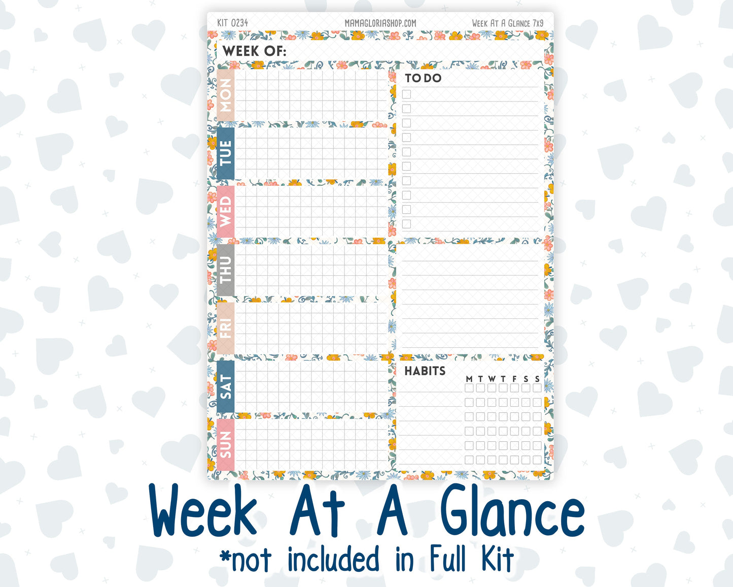 Kit 0234 - 7x9 - Plum Paper Daily - Weekly Kit - September - REF - Kit 0234 – Reader’s Escape - September