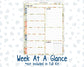 Kit 0300 - 7x9 - Plum Paper Daily - Weekly Kit - October - Autumn Stroll