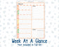 Kit 0228 - 7x9 - Plum Paper Daily - Weekly Kit - August - Just Peachy