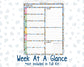 Kit 0267 - 7x9 - Plum Paper Daily - Weekly Kit - May - Flowers For Mama