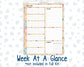 Kit 0270 - 7x9 - Plum Paper Daily - Weekly Kit - June - Beachside Bliss