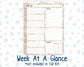 Kit 0301 - 7x9 - Plum Paper Daily - Weekly Kit - November - Sunday Comfort
