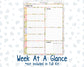 Kit 0280 - 7x9 - Plum Paper Daily - Weekly Kit - Half Past Six In August