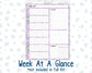 Kit 0263 - 7x9 - Plum Paper Daily - Weekly Kit - April - Lavender Drift