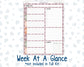Kit 0293 - 7x9 - Plum Paper Daily - Weekly Kit - September - Fleur de Provence