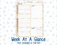 Kit 0303 - 7x9 - Plum Paper Daily - Weekly Kit - November - Into The Woods