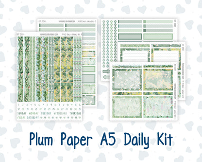 Kit 0264 - A5 - Plum Paper Daily - Weekly Kit - May - Spring Walk